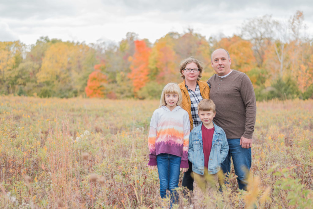 Dayton fall family photo session