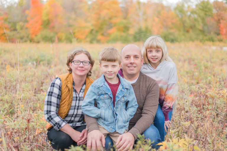 Dayton fall family photo session