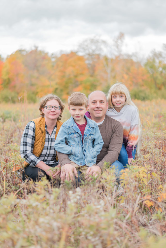 Dayton fall family photo session