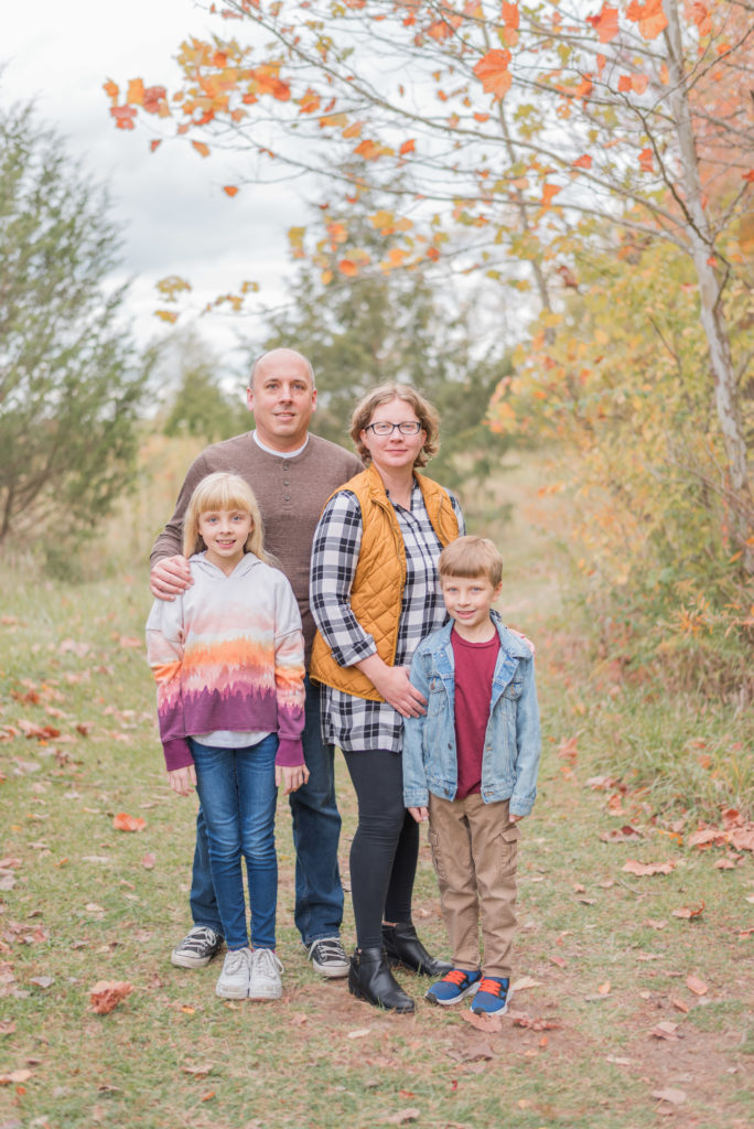 Dayton fall family photo session