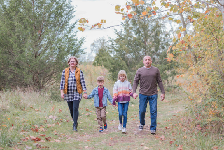 Dayton fall family photo session