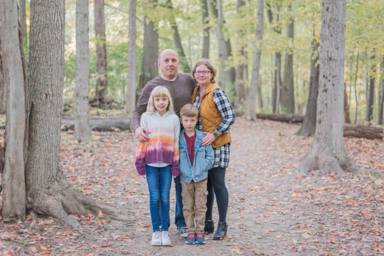 Dayton fall family photo session