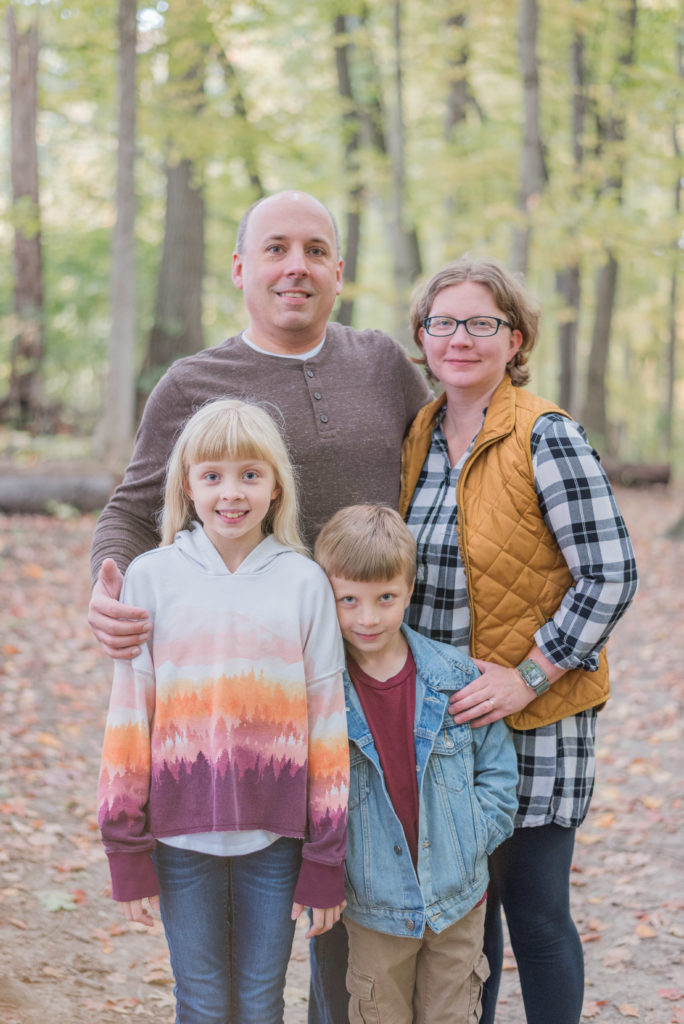 Dayton fall family photo session