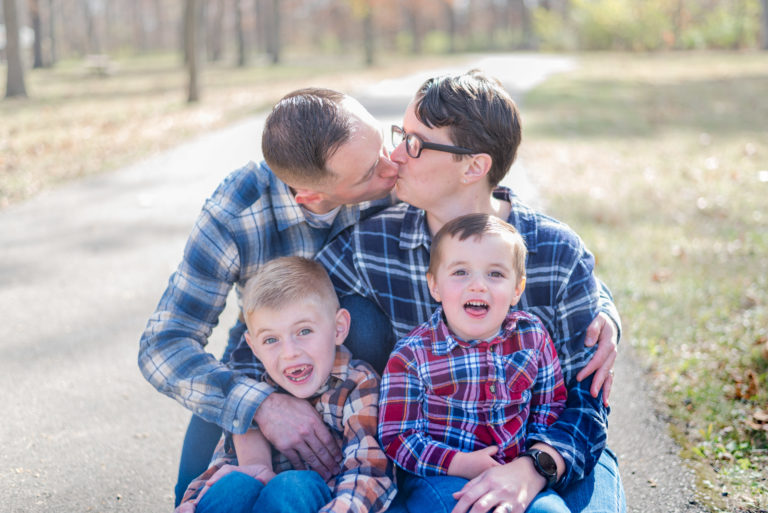 Dayton fall family photo session Austin Landing