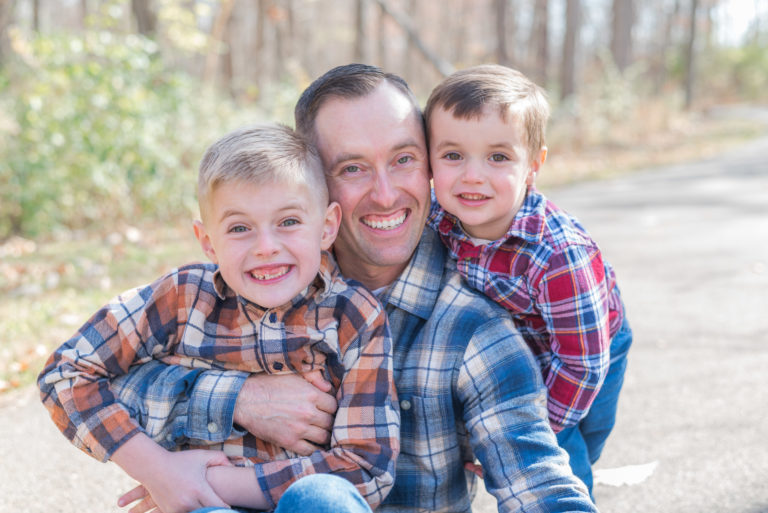 Dayton fall family photo session Austin Landing