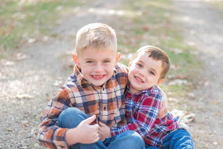 Dayton fall family photo session Austin Landing