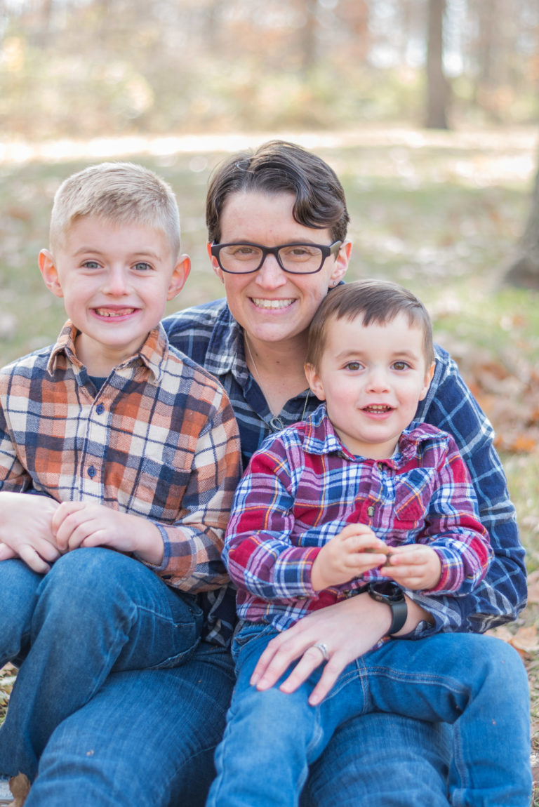 Dayton fall family photo session Austin Landing