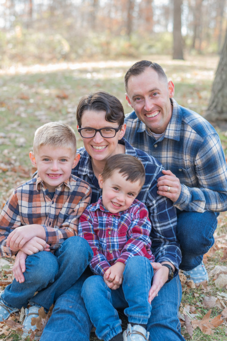 Dayton fall family photo session Austin Landing