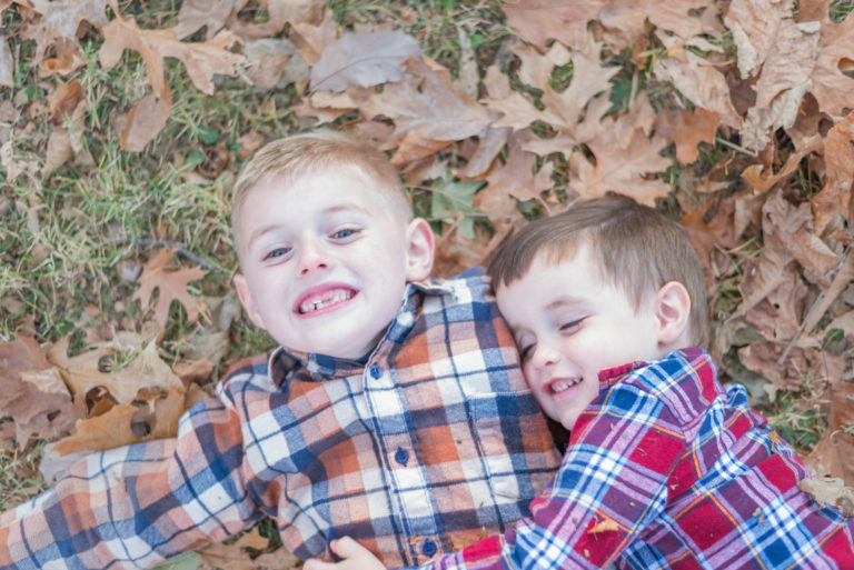 Dayton fall family photo session Austin Landing