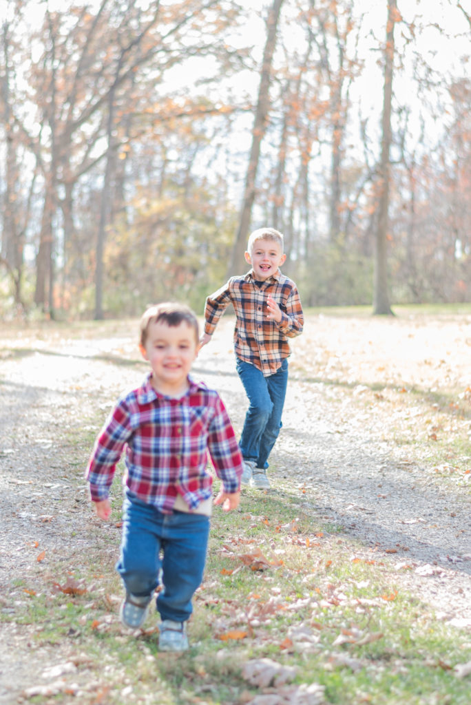 Dayton fall family photo session Austin Landing