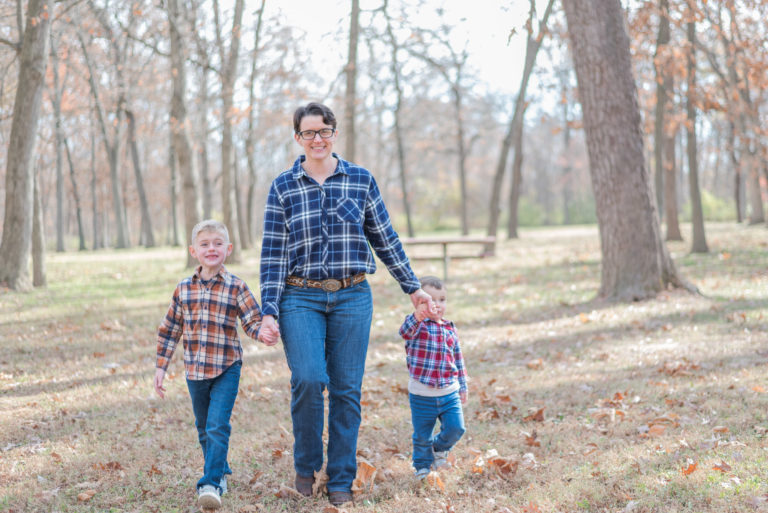 Dayton fall family photo session Austin Landing