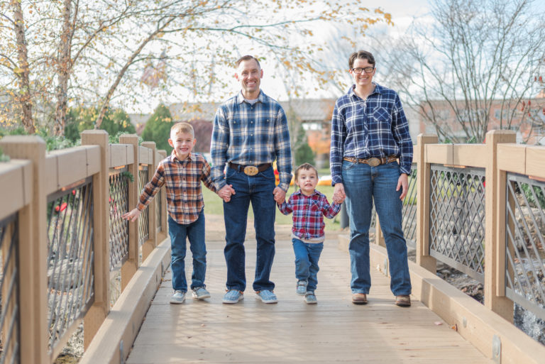 Dayton fall family photo session Austin Landing