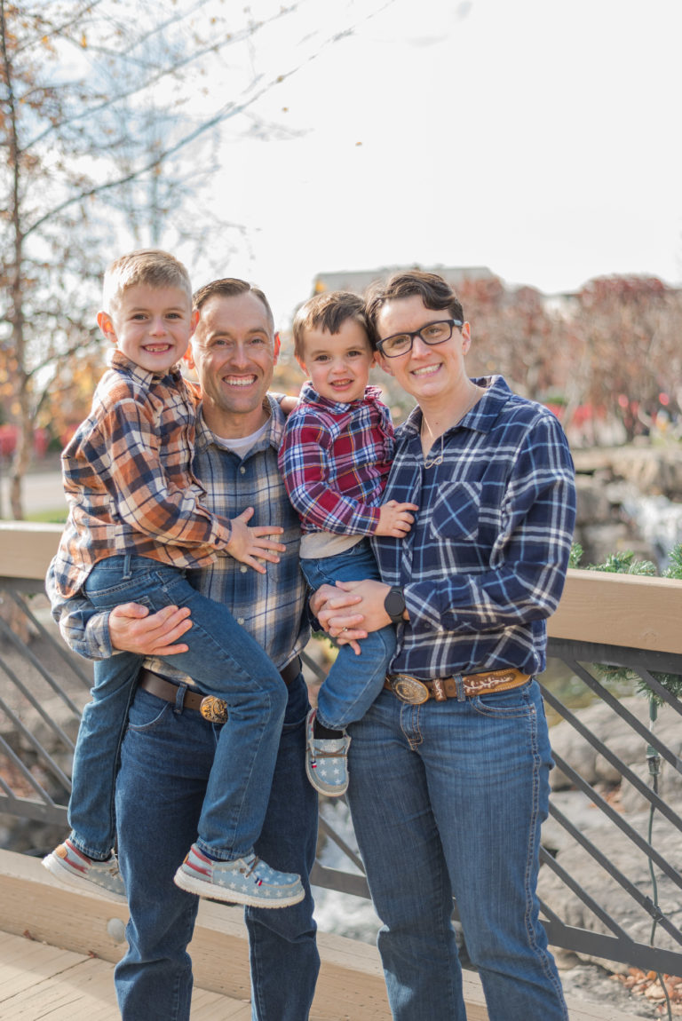 Dayton fall family photo session Austin Landing