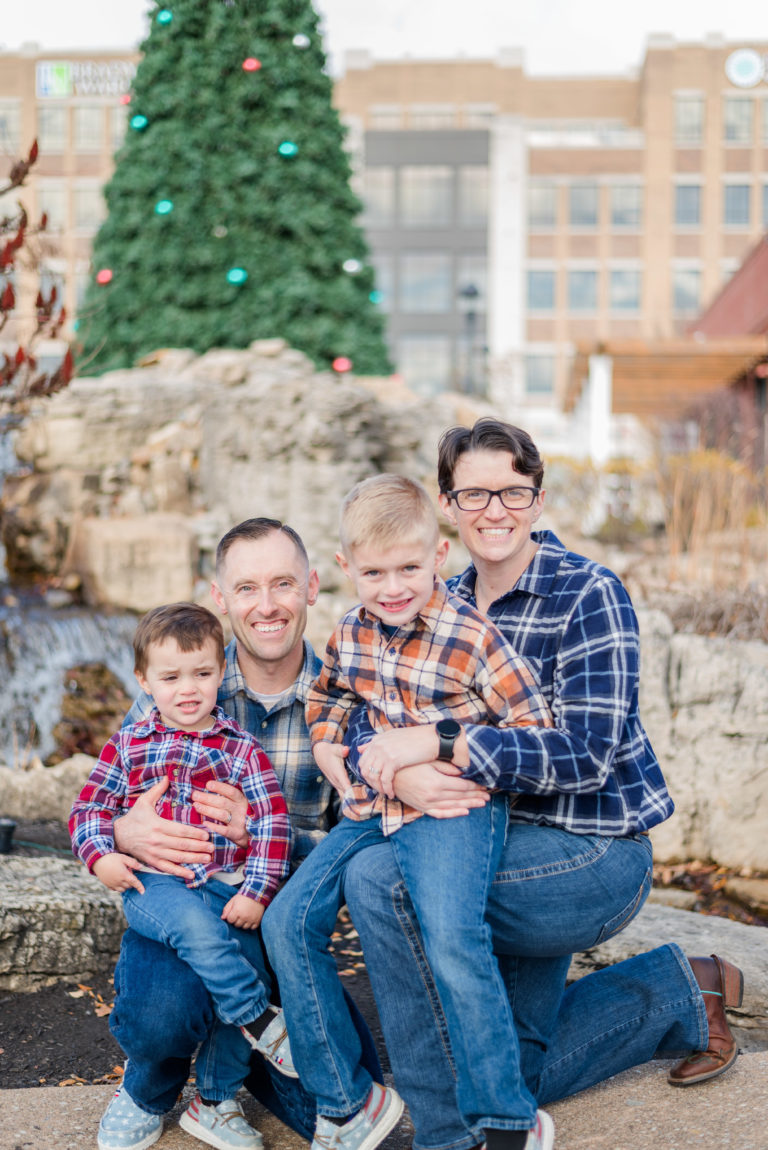 Dayton fall family photo session Austin Landing