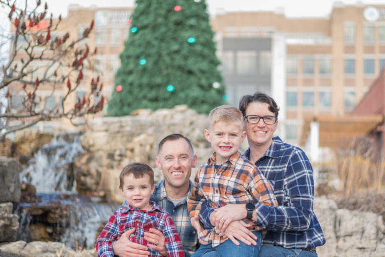 Dayton fall family photo session Austin Landing